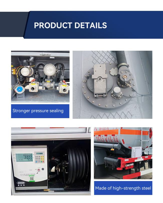 Close-up of DFAC tanker truck fuel dispensing system