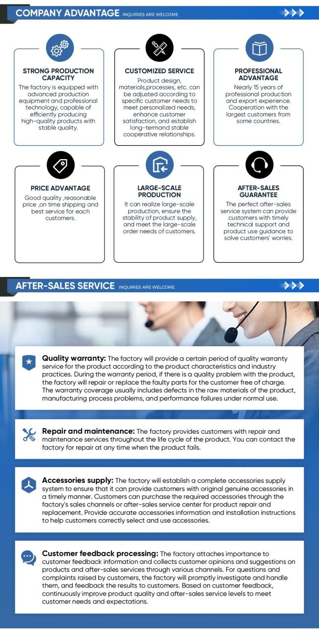 Company advantages infographic