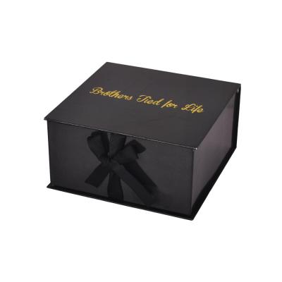 China Glossy Black Custom Wig Boxes With Logo Rigid Paperboard Material for sale