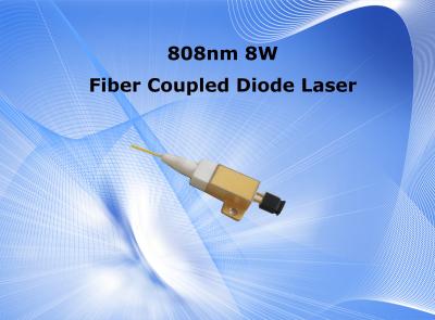 China 200µm Fiber Coupled Diode Laser Module Medical Laser 808nm 8W for sale