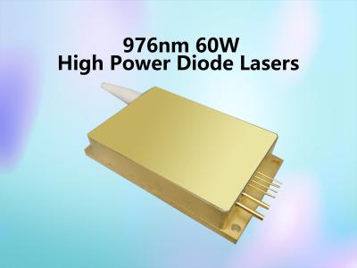 China Reliable 976nm 60W High Power Diode Lasers 0.15 / 0.15N.A. For Fiber Laser Pumping for sale