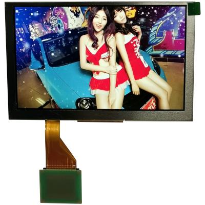 China 5.0 inch tft lcd  displays Wide temperature LCD Panel WVGA  800*480 for sale