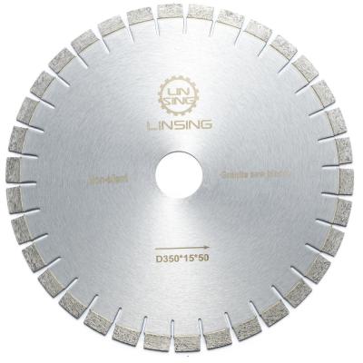 China Granite Cutting Made Simple 350MM Diamond Saw Blade with 40*3.2*10mm Segment Size for sale