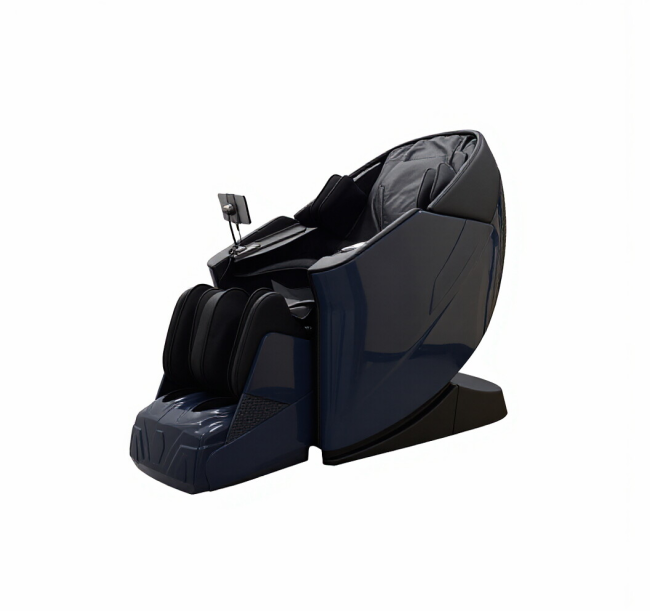 Close-up view of chair controls and display