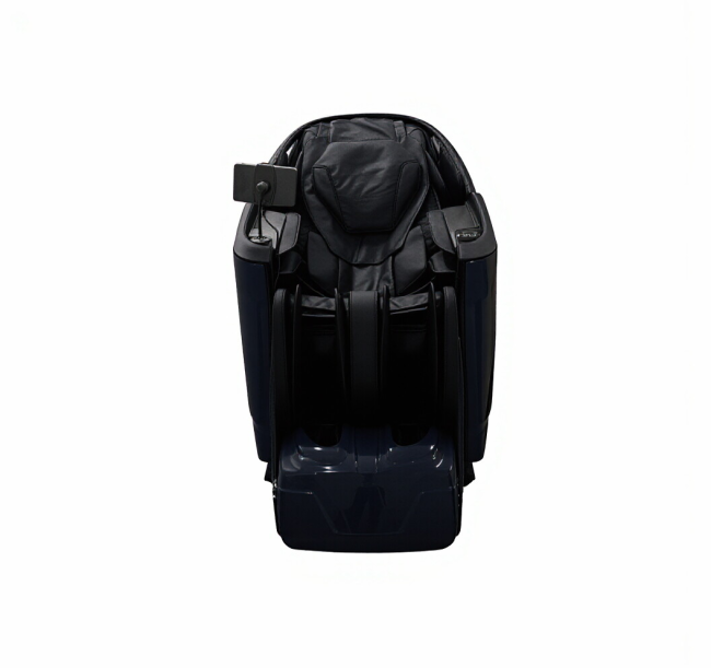 Detailed view of leg massage compartment