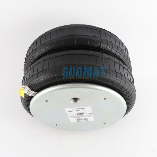 2b14-468 Goodyear Air Spring Shocks Cross to W01-M58-6378 Industrial Air Spring with Four Bolts on One Plate