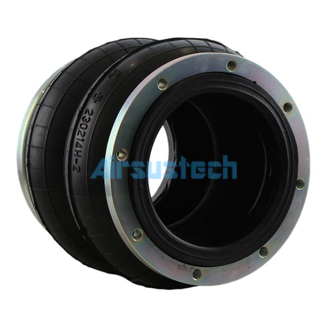 AIRSUSTECH 2H230214 Flange Air Bellows detailed front view showing industrial construction and mounting flange