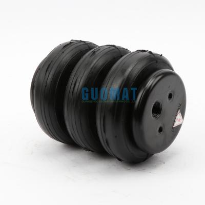 China 3B2400P01 Triple Bellow Air Spring With Air Inlet 3/8NPT For Vehicle Testing Equipment for sale