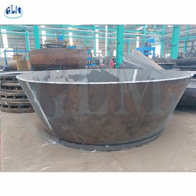 China 6500mm Diameter Large Eccentric Cone , Cone Press Formed Steel Plate for sale