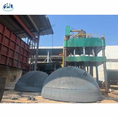 Industrial Clad Corten Steel Hemispherical Tank Heads In Spherical Pressure Vessel Construction