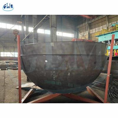 Китай Верхние днища резервуара углерода стальные эллипсоидальные Dished сплав титана 2mm до 300mm для боилеров продается