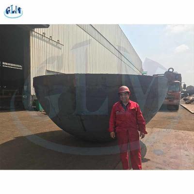 China 89mm 200mm Hot Forming Hemispherical Water Tank Head Pressure Vessel for sale