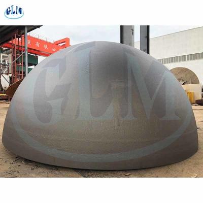 中国 SUS304 25mm Cortenの鋼鉄皿に盛られ、フランジを付けたようになったステンレス鋼皿に盛られたタンク頭部 販売のため