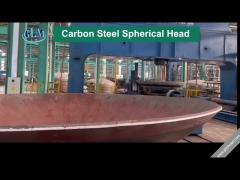 Custom Larger Carbon Steel Spherical Dish Head, Reactors Dished heads