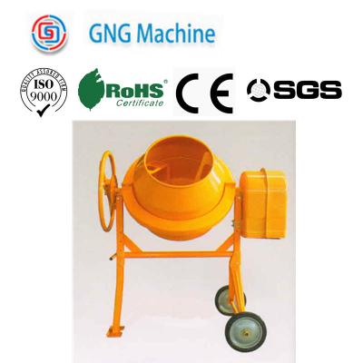 China 120L Wheel Barrow Cement Mixer Gasoline Concrete Mixer With Cast Iron Gear for sale