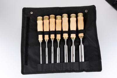 China Hand Carving Turning Wood Lathe Tool Sets Semicircle Wooden Chisel for sale