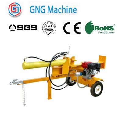 China 38 Ton Gasoline Wood Chipper Hydraulic Vertical Log Splitter for sale