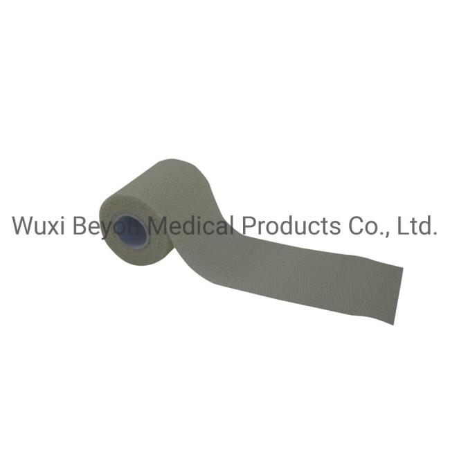 White Color Cotton Self-Adhesive Flexible Wrap Cohesive Bandage
