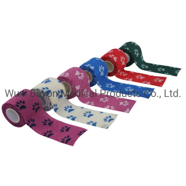 Multi Function Healthcare Self-Adhesive Flexible Wrap Cohesive OEM Bandage