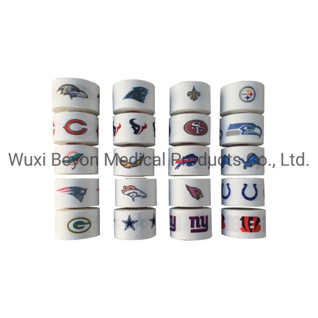 Patterned Printing Custom Sportting Athletic Cotton Adhesive Tape