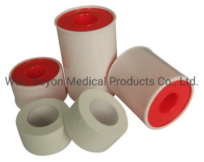 China Sports Fabric Zinc Oxide Medical Tape Cotton Adhesive Plaster Coloured for sale