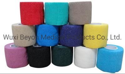 China Bandaje flexible cohesivo no tejido bandaje elástico cohesivo en venta