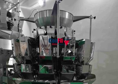 China 1000 Gram 10 Head Automatic Multihead Weigher with Central Tank Storage for sale