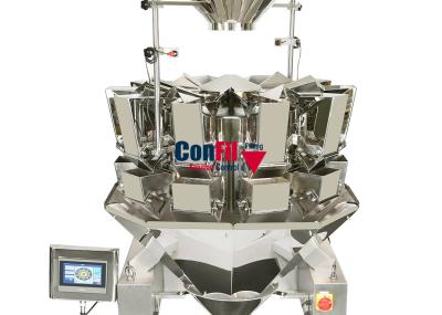 China Double Flap Hopper Automatic Multihead Weigher 10 Head for sale