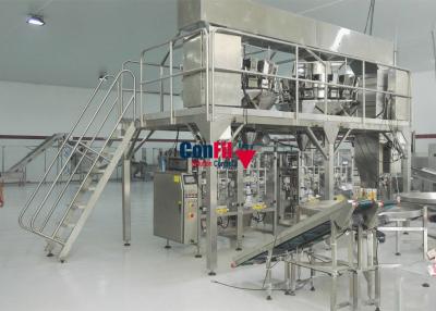 China 10 Head 500 Gram Vertical Form Fill Seal Machine With Double Weigher Filling Machine for sale