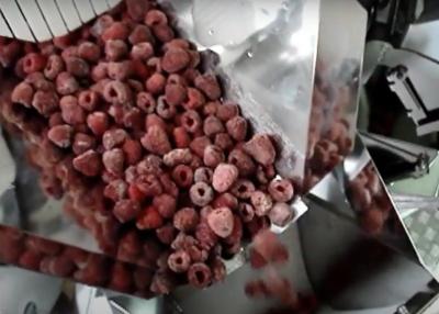 Chine machine de pesage de 450kg Multihead pour la machine de remplissage congelée de fruit de fraise d'IQF à vendre