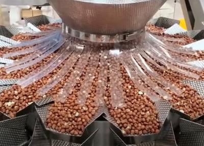 Chine Le peseur de Multihead de machine de pesage de Multihead pour des amandes d'écrous a rôti la machine de remplissage d'écrous imperméable à vendre