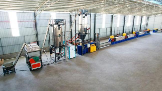9mm-32mm Width PET Strap Extrusion Line 350kg/Hr Packing Belt Making 1