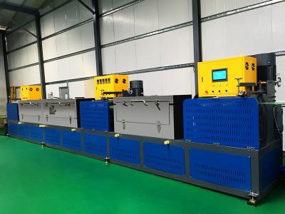 China PET Plastic Steel Packing Belt Manufacturing Machine Controllable High Speed à venda