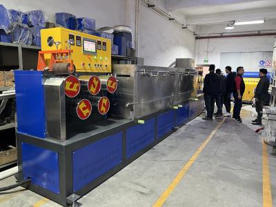 China Máquina de Fabricação de Faixas Pp Personalizavel e Durável com Material de Parafuso Duplo Único à venda