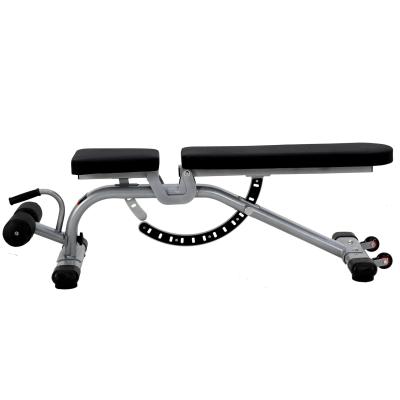 China Falt Stell Tube Gym Fitness Accessories Adjustable Training Bench 43kg for sale