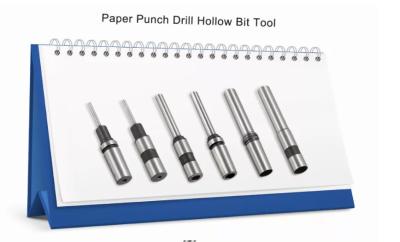 China Hollow Paper Hole Drill Bit 9mm Diameter For Punching Machine OEM for sale