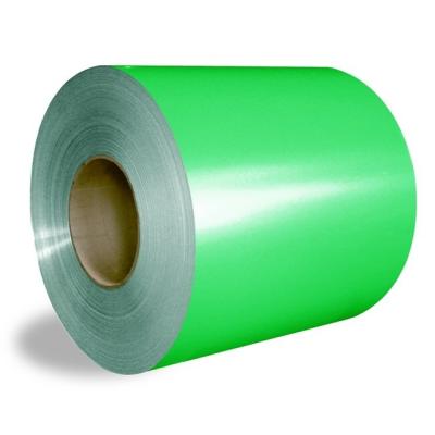 China Green 600mm Prepainted Galvalume Steel DX51D Colour Coated Sheet Coil for sale