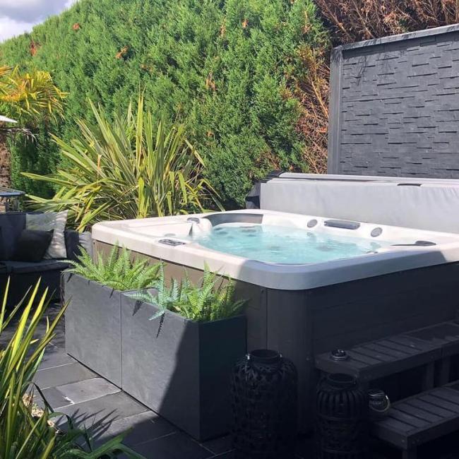 Balboa control White Pearl hot tubs bathtub whirlpool spa tub for 5 people 8