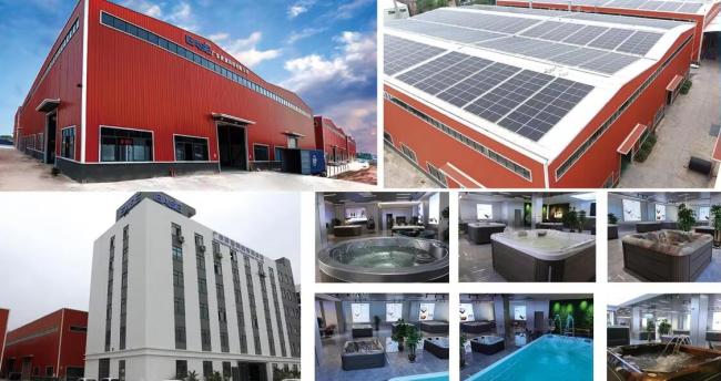 Outdoor Swimming Pool Cold Plunge Whirlpool Tubs Luxury Endless Swim Pool For Jacuzzi Air Massage Swim Pool For Garden