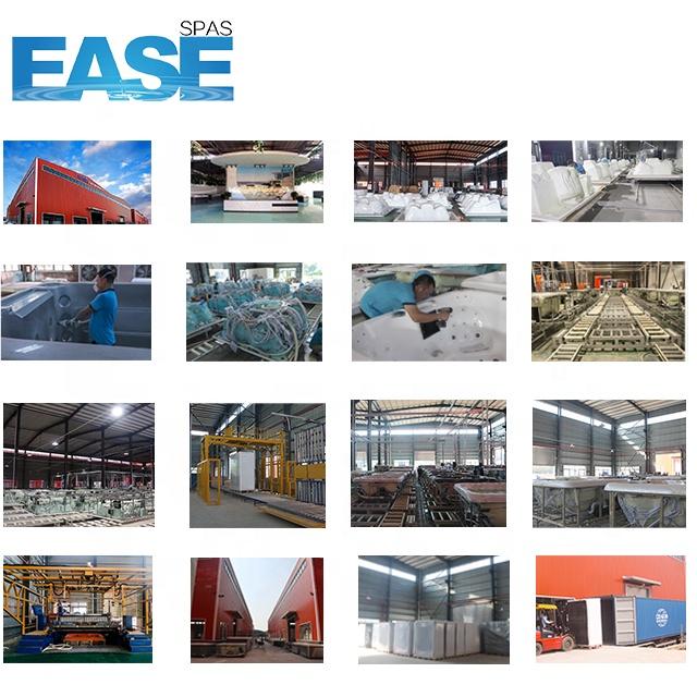 Outdoor Swimming Pool Cold Plunge Whirlpool Tubs Luxury Endless Swim Pool For Jacuzzi Air Massage Swim Pool For Garden