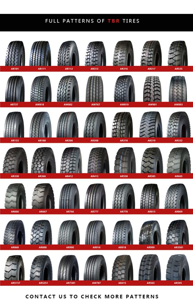 10.00R20 (AR1121)Radial Truck Tire with DOT and ECE Certificates high quality tyre light truck tyres