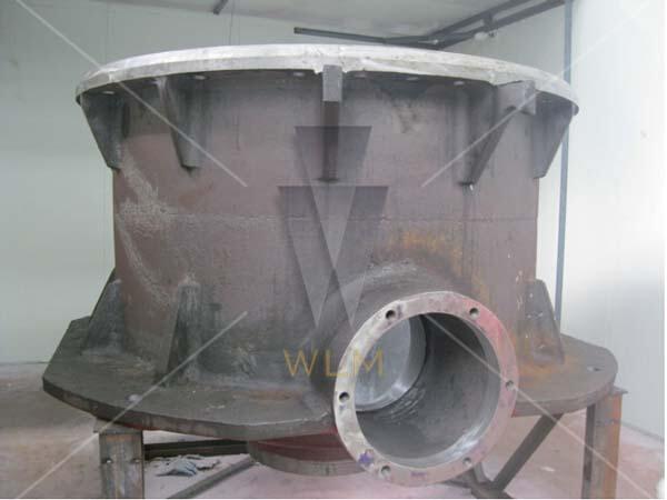 Durable stone crusher plant / mining machinery with cast steel structure