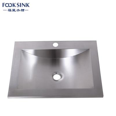 China Luxury Bathroom Sink Lifetime Warranty With Commercial Grade Satin Finish for sale