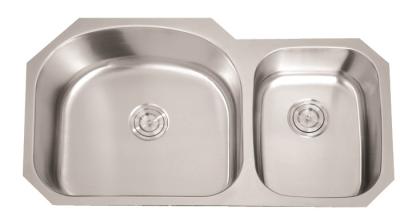 China Drop In Double Bowl Double Drainer Kitchen Sink 37