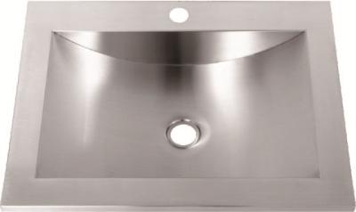 China Customized Stainless Steel Luxury Bathroom Sink With Sound Insulating Coating And Pads for sale