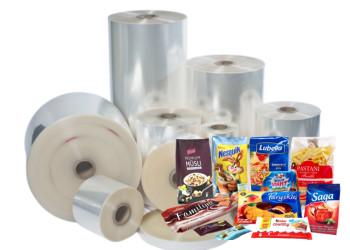 Quality Length Customized BOPP Shrink Film Packaging With Glossy / Plain Surface for sale