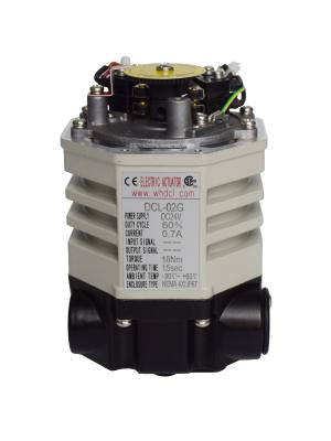 China Compact Quarter Turn ISO 5211 DC Rotary Actuator for sale