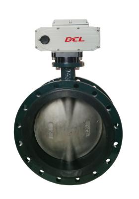China Under DN600 140W Waterproof Motorized Butterfly Valve for sale