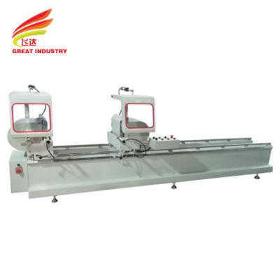 China 5.25kw PVC Window Door Machine Double Bevel Saw With Digital Display for sale