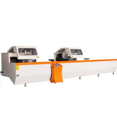 China Curtain wall machines 4kw*2 double bevel miter saw 2800r/min compound angle aluminum curtain wall machine en venta